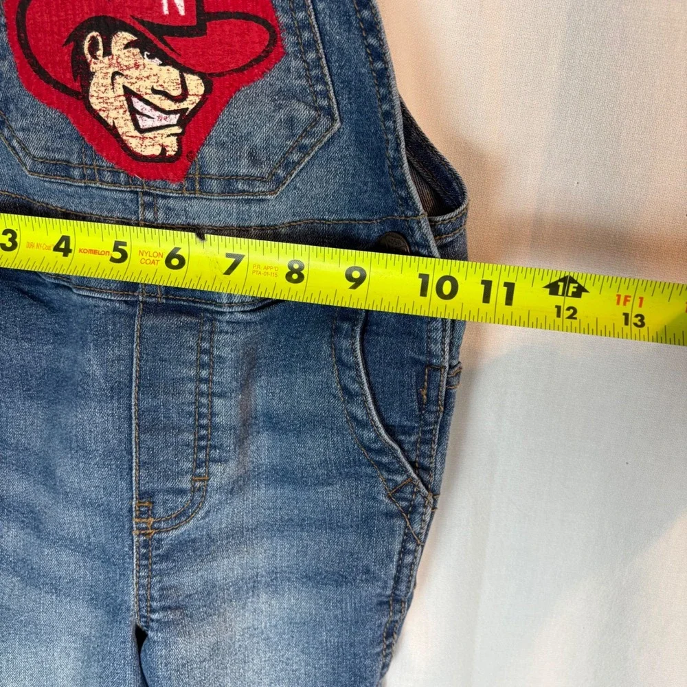 OshKosh Bgosh Nebraska Cornhuskers Herbie‎ Husker Denim Overalls 2T Blue Medium
